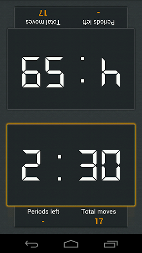 Chess Clock - Image screenshot of android app