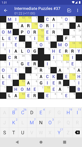 Codeword Puzzles (Crosswords) - Gameplay image of android game