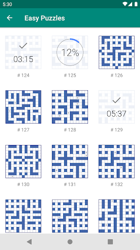 Fill-In Crosswords - Gameplay image of android game
