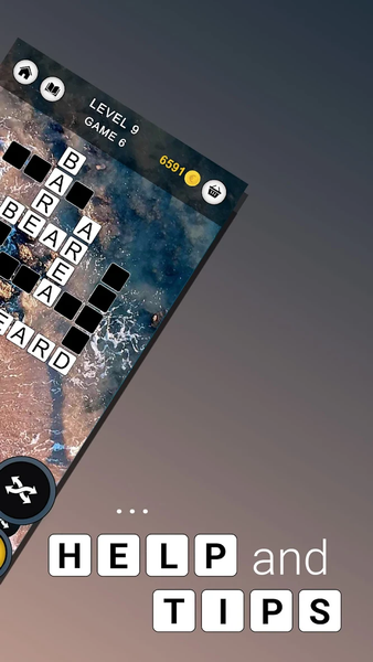 Wordalicious: Word puzzles - Gameplay image of android game