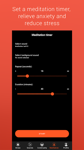 Sleep sounds: Relax & Sleep - Image screenshot of android app
