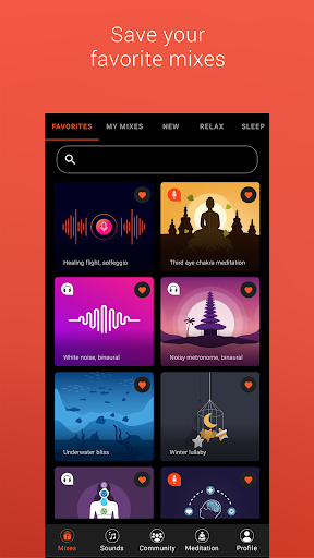 Sleep sounds: Relax & Sleep - Image screenshot of android app
