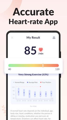 Heart Rate Monitor: Pulse - Image screenshot of android app