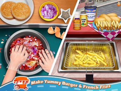 Street Food Stand Cooking Game for Girls - عکس بازی موبایلی اندروید