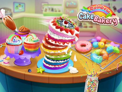 Rainbow Cake Bakery - Gameplay image of android game