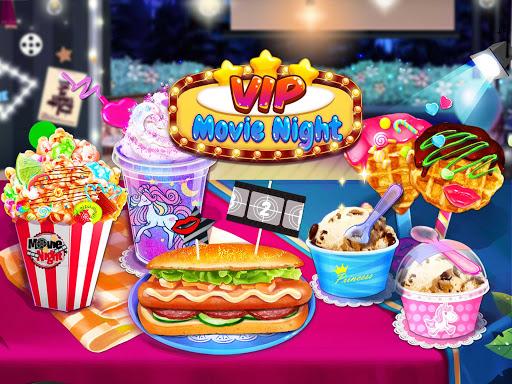VIP Movie Night Food Party: Make Delicious Foods! - Gameplay image of android game