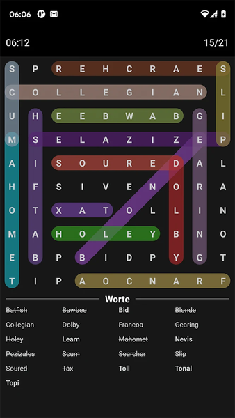 Word Search Games App - عکس بازی موبایلی اندروید