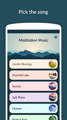Meditation Music - Relax, Yoga - عکس برنامه موبایلی اندروید