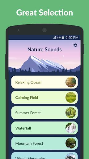 Nature Sounds - عکس برنامه موبایلی اندروید