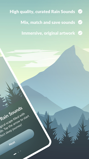 Rain Sounds - Sleep & Relax - Image screenshot of android app