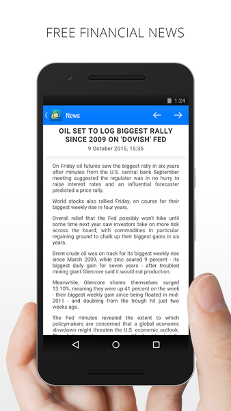 MetaTrader ۴ Forex Trading - عکس برنامه موبایلی اندروید