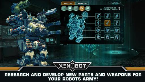 Xenobot. Battle robots. - Gameplay image of android game