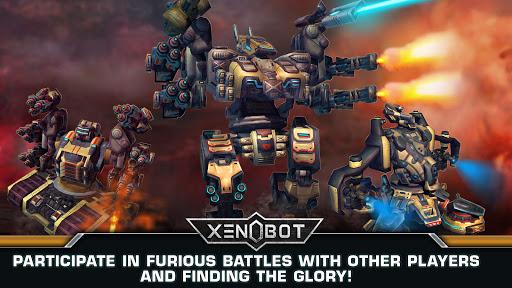Xenobot. Battle robots. - Gameplay image of android game