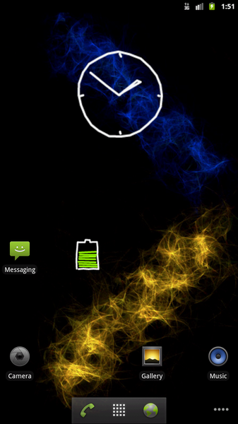 Graffiti Analog Clock LE - عکس برنامه موبایلی اندروید