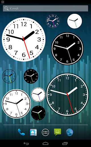 Simple Analog Clock [Widget] - عکس برنامه موبایلی اندروید