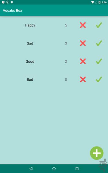 Vocabs Box - Image screenshot of android app