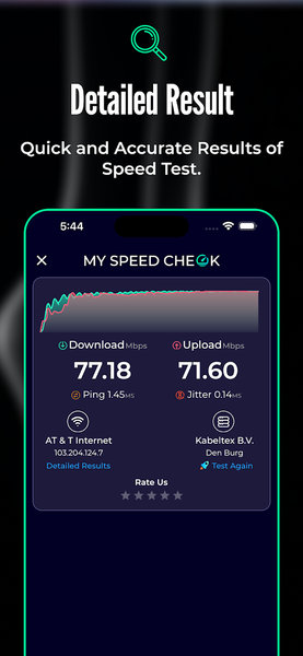 Speed Test - My Speed Check - Image screenshot of android app