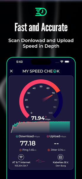 Speed Test - My Speed Check - Image screenshot of android app