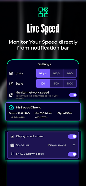 Speed Test - My Speed Check - Image screenshot of android app