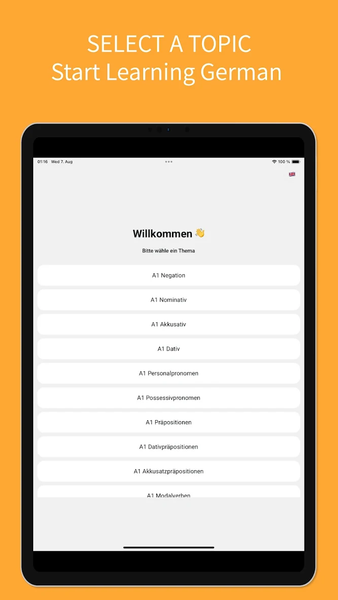 Learn German with Practice - عکس برنامه موبایلی اندروید