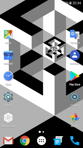 Infinite Zoom Patterns Live Wallpaper - Image screenshot of android app