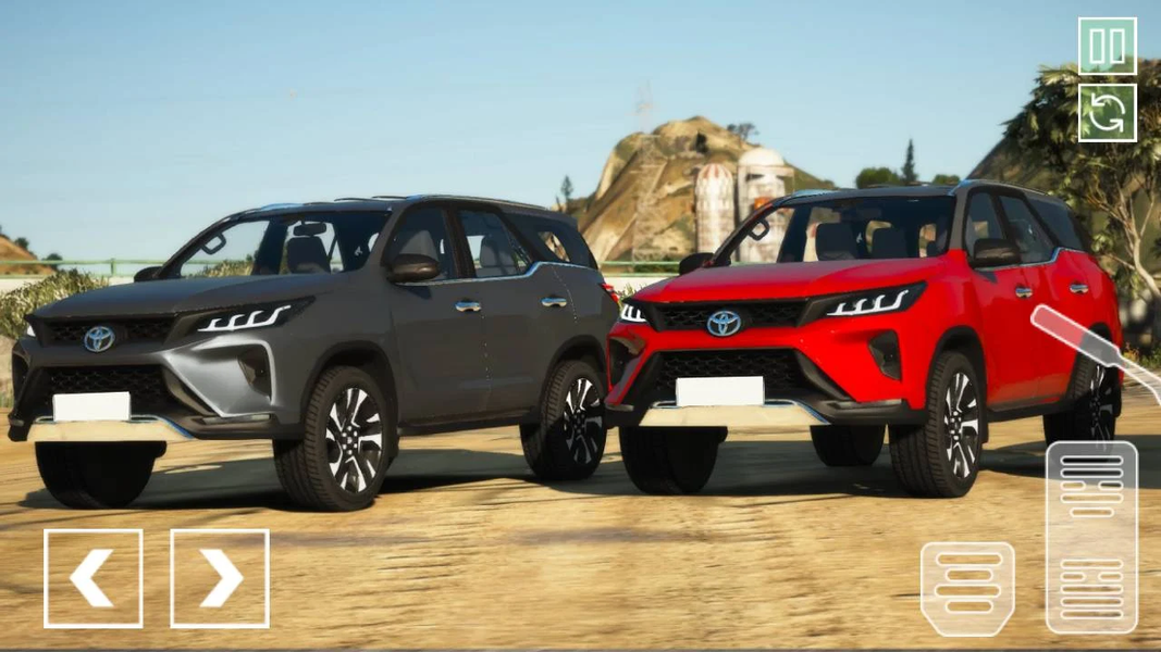 Toyota Fortuner SUV City Rides - Gameplay image of android game