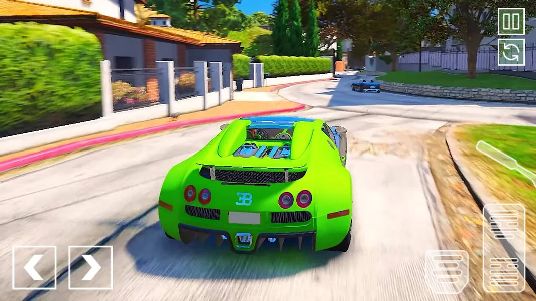 Bugatti Veyron Full Car Race - Gameplay image of android game