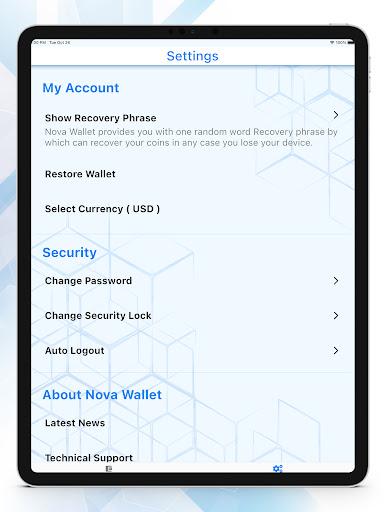 Nova Wallet - عکس برنامه موبایلی اندروید