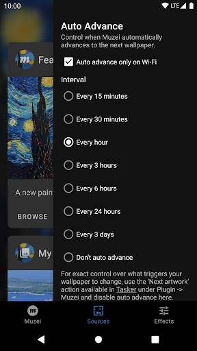 Muzei Live Wallpaper - Image screenshot of android app
