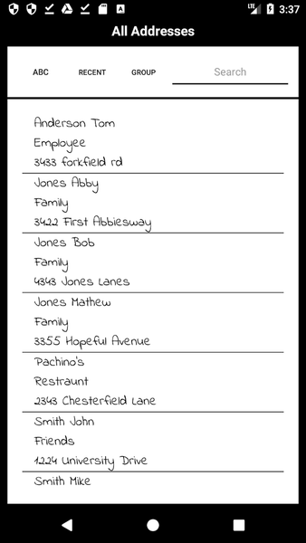 Smart Map Address Book & VCF - Image screenshot of android app