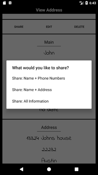 Smart Map Address Book & VCF - Image screenshot of android app