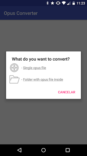 Opus mp3 converter - Image screenshot of android app