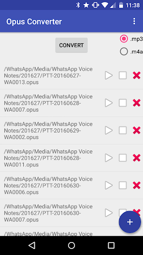 Opus mp3 converter - عکس برنامه موبایلی اندروید