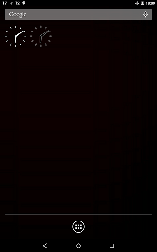 Analog Clock Second Widget - Image screenshot of android app