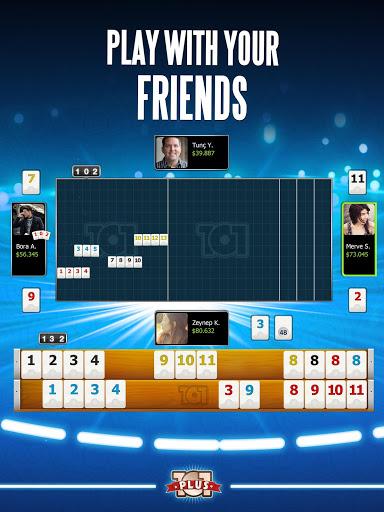 101 Okey Plus Rummy Board Game - Gameplay image of android game