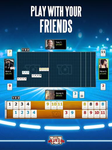 101 Okey Plus Rummy Board Game - Gameplay image of android game