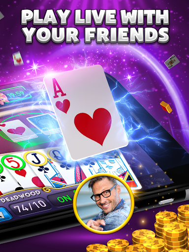 Gin Rummy Plus: Fun Card Game - Gameplay image of android game
