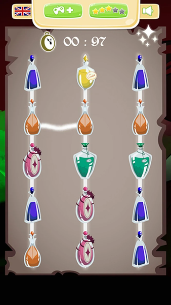 Alchemist puzzle : mix potions - Gameplay image of android game