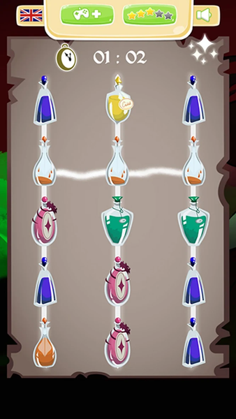 Alchemist puzzle : mix potions - Gameplay image of android game