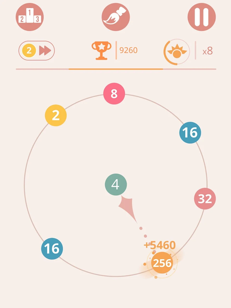 Balls Numbers Match ! - Gameplay image of android game