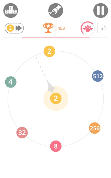 Balls Numbers Match ! - Gameplay image of android game