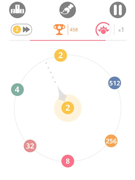 Balls Numbers Match ! - Gameplay image of android game