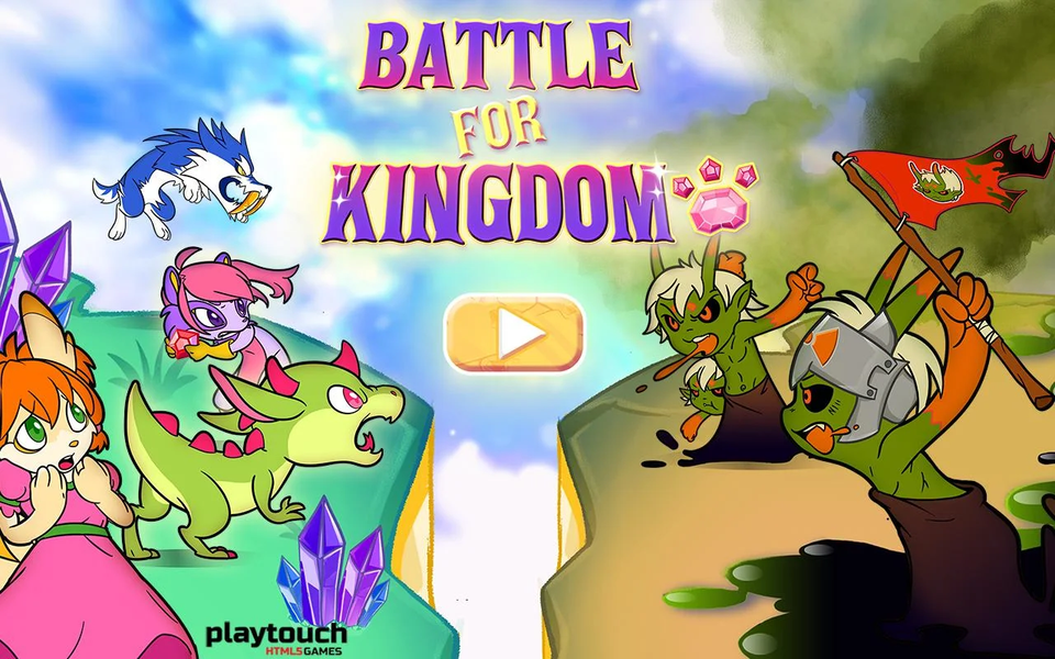 Battle For Powerful Kingdom - Gameplay image of android game