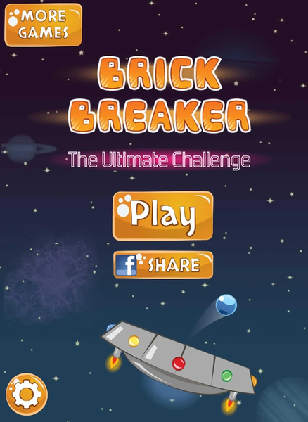 Brick Breaker : The Challenge - Gameplay image of android game