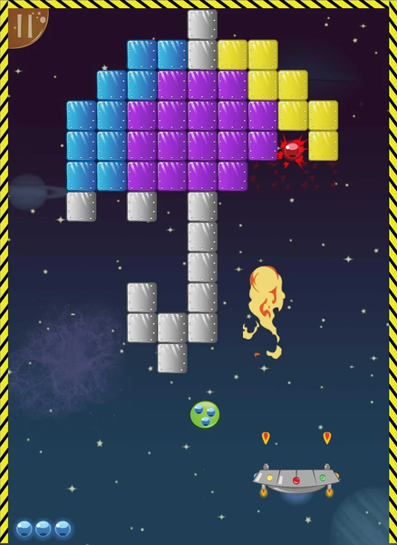 Brick Breaker : The Challenge - Gameplay image of android game