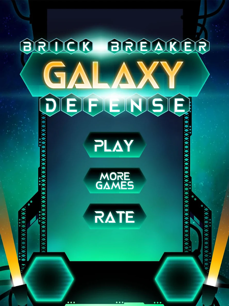 Brick Breaker: Galaxy Defense - Gameplay image of android game