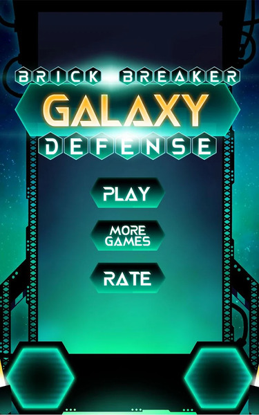 Brick Breaker: Galaxy Defense - Gameplay image of android game