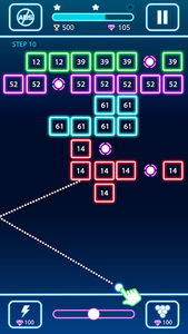 Bricks Breaker Deluxe Crusher - Gameplay image of android game