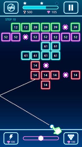 Bricks Breaker: Block Blast - Gameplay image of android game