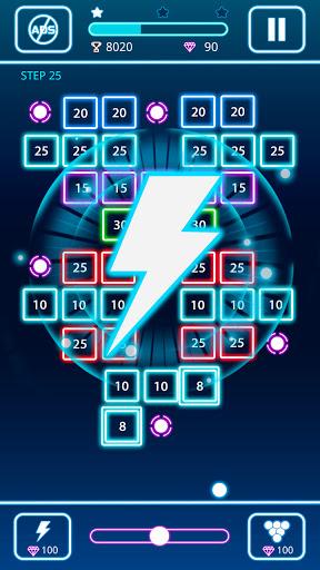 Bricks Breaker Deluxe - Gameplay image of android game